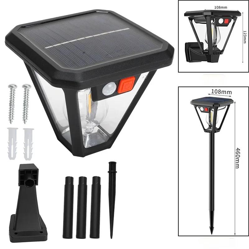 Brightguard Solar Motion-Sensor Light Waterproof ABS