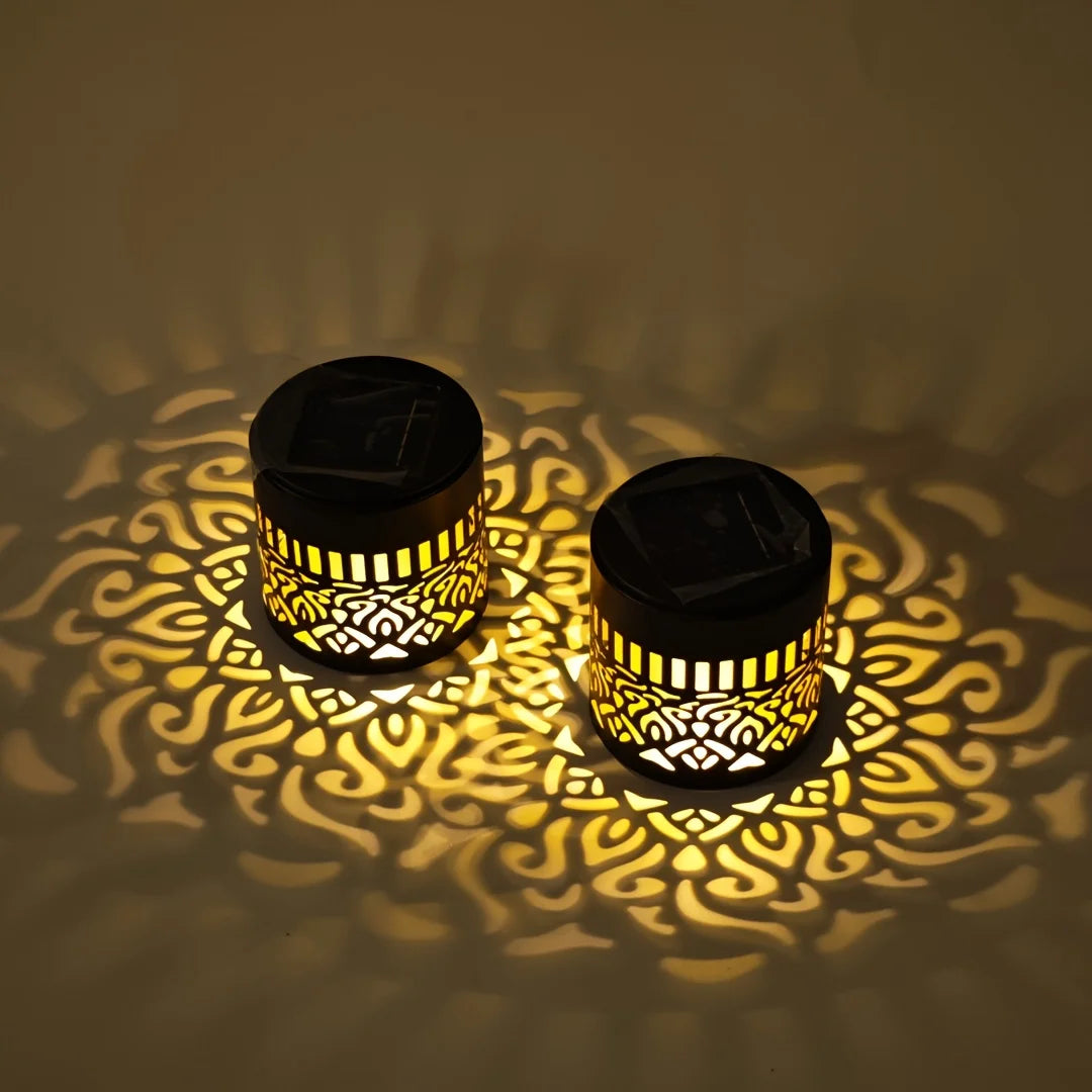 Solar Lantern Wall Lamp 1Pcs Iron Contemporary Design