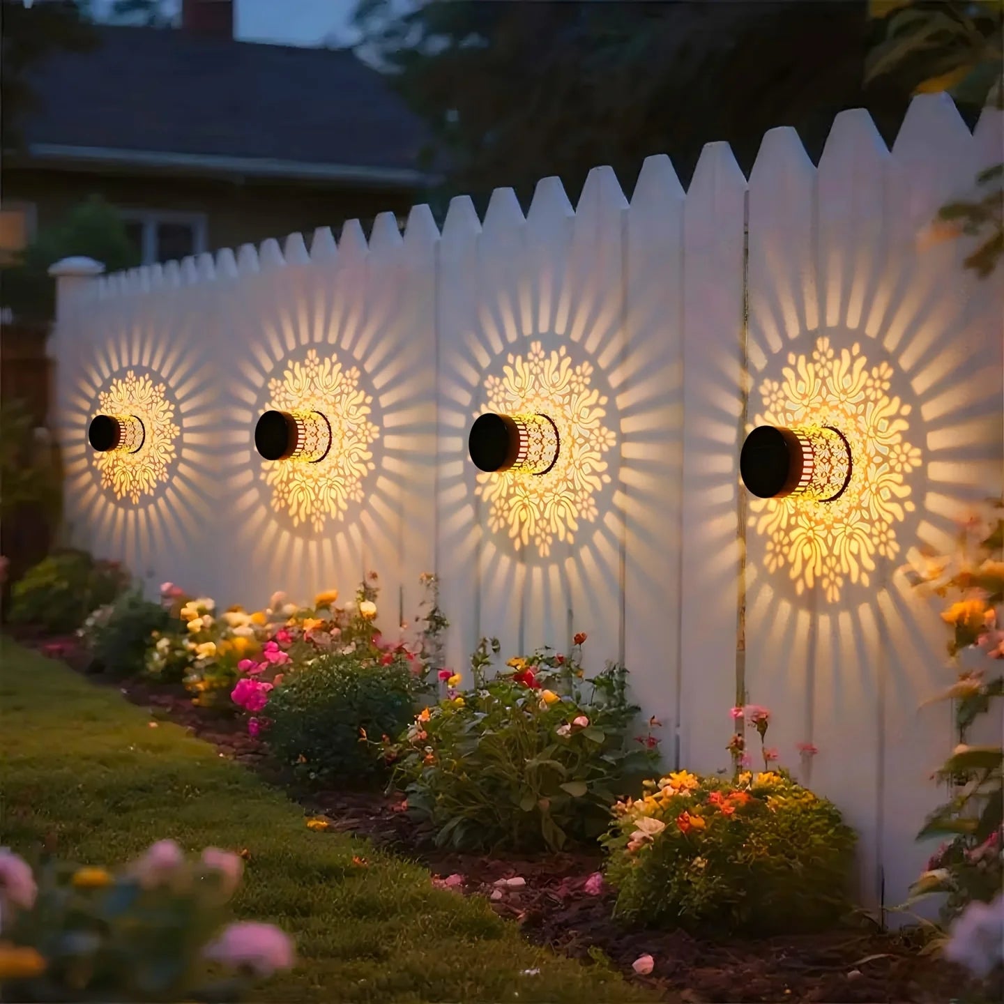 Solar Lantern Wall Lamp 1Pcs Iron Contemporary Design