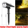 LED Solar Spotlight Adjustable IP65 Waterproof Landscape Light