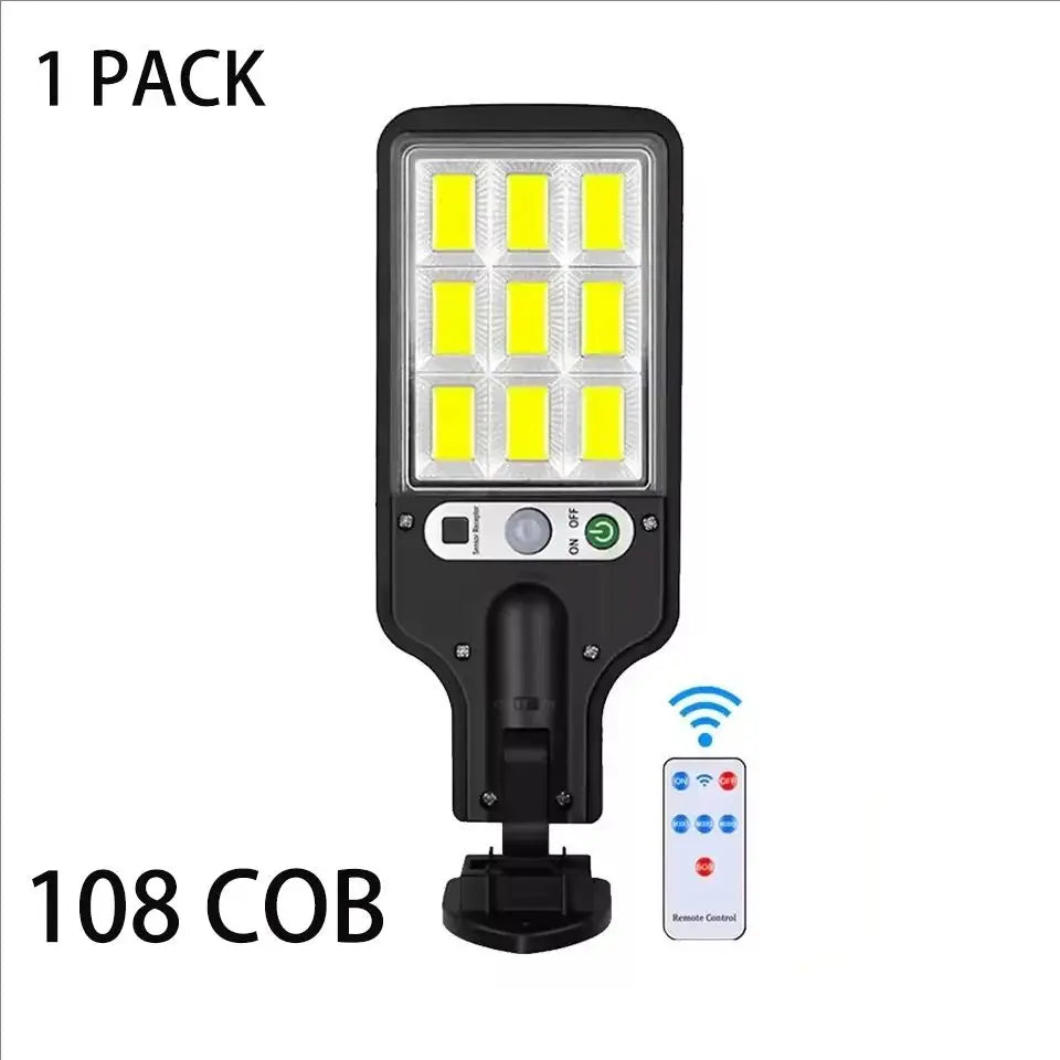 Solar Motion Sensor Wall Light Waterproof Outdoor Security