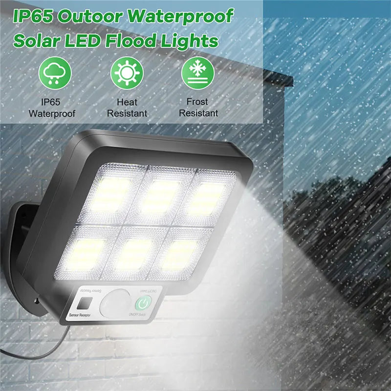 Brightguard Solar Motion-Sensor Wall Lamp with Remote Control