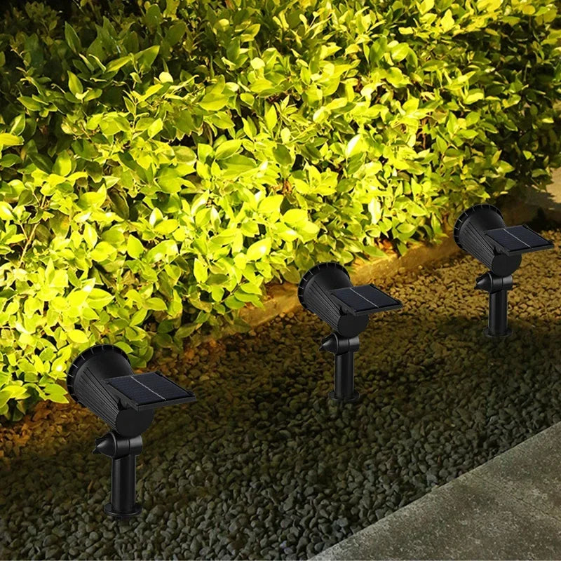 LED Solar Spotlight Adjustable IP65 Waterproof Landscape Light