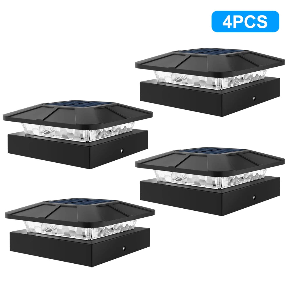 Brightguard Solar Post Cap Light 4x4 Inch Waterproof