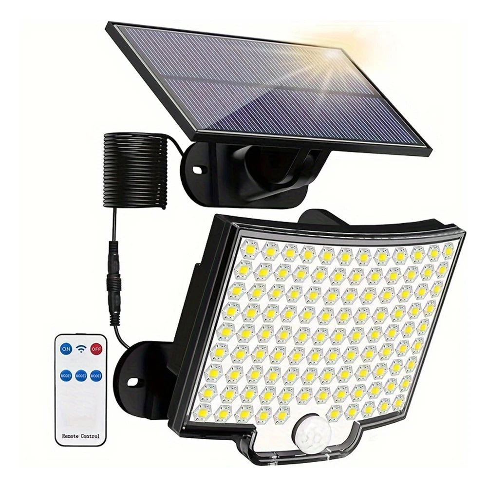 Solar Motion Sensor Flood Light 106 LED 3500 LM