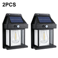 Solar Motion-Sensor Wall Light 2 Pack LED IP65