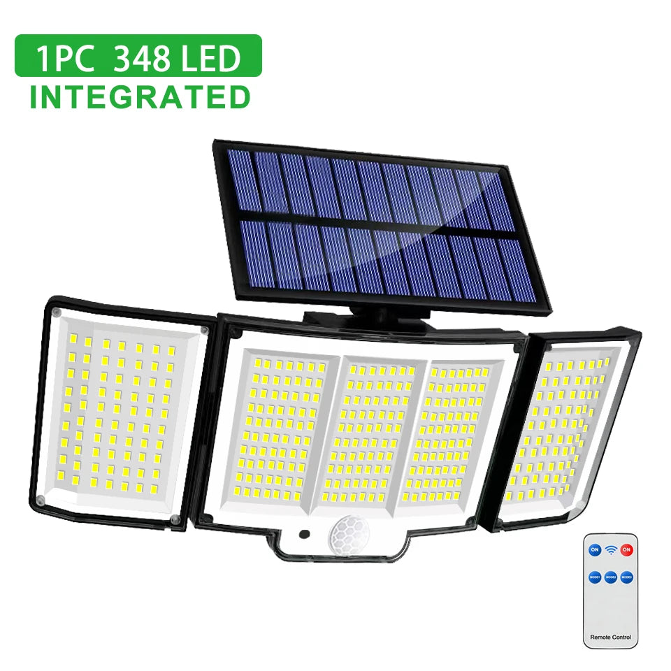 Brightguard Solar Motion Sensor Light 328/348 LED IP65 Waterproof