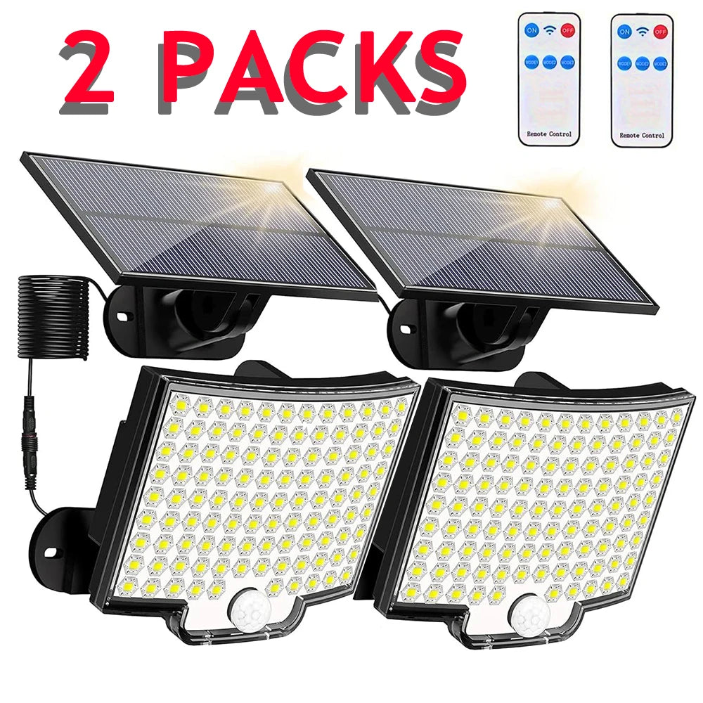 Solar Motion Sensor Flood Light 106 LED 3500 LM