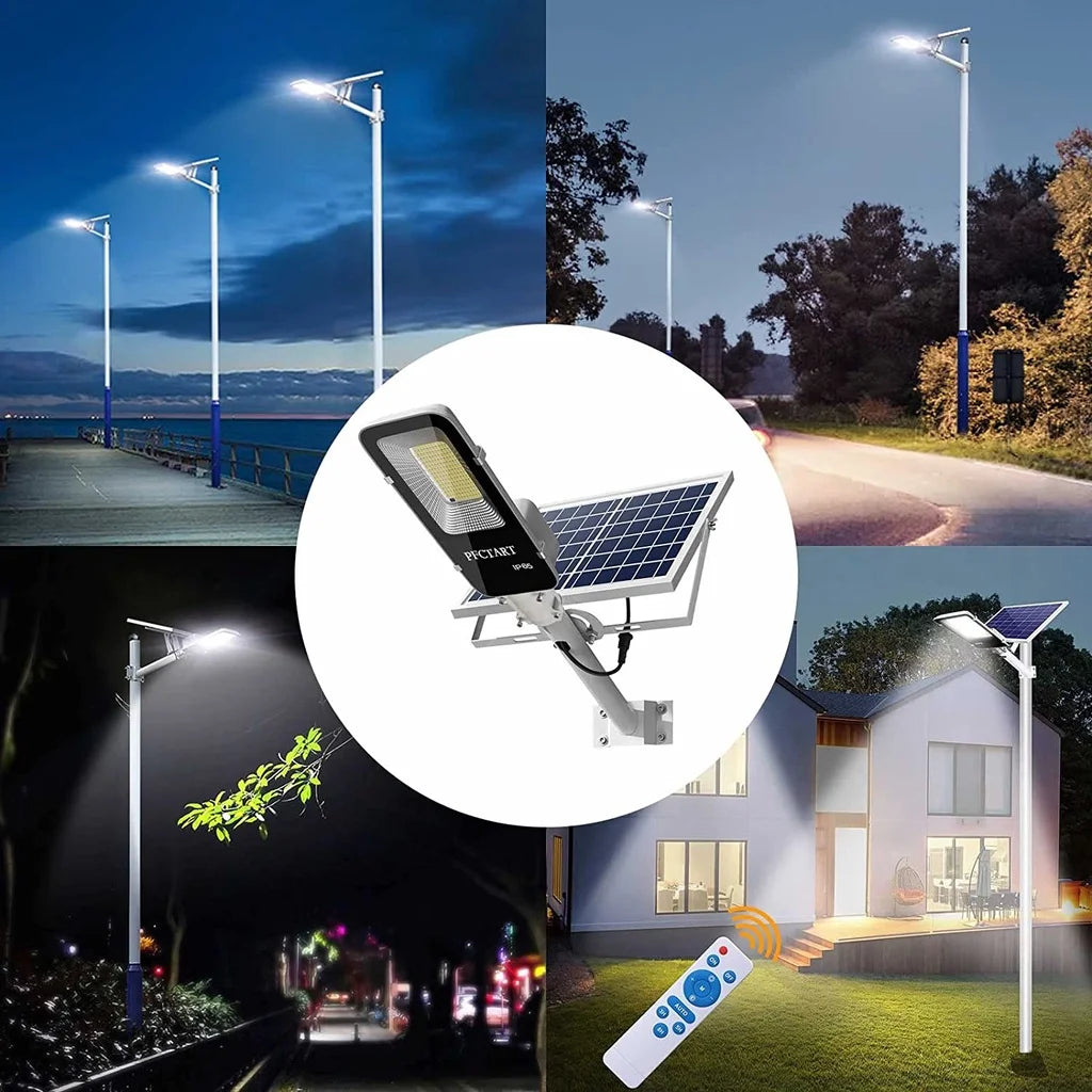 200W Solar Street Light with 6000mAh Battery and IP65 Rating