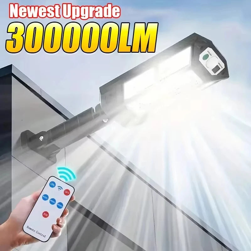Solar Motion Sensor Light 300000LM Waterproof IP65