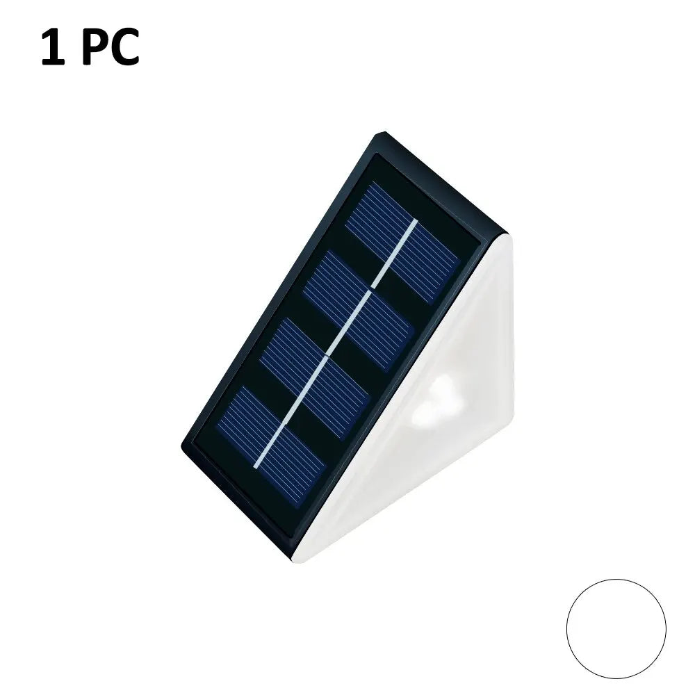Solar Step Light Set Warm White IP67 Waterproof Outdoor