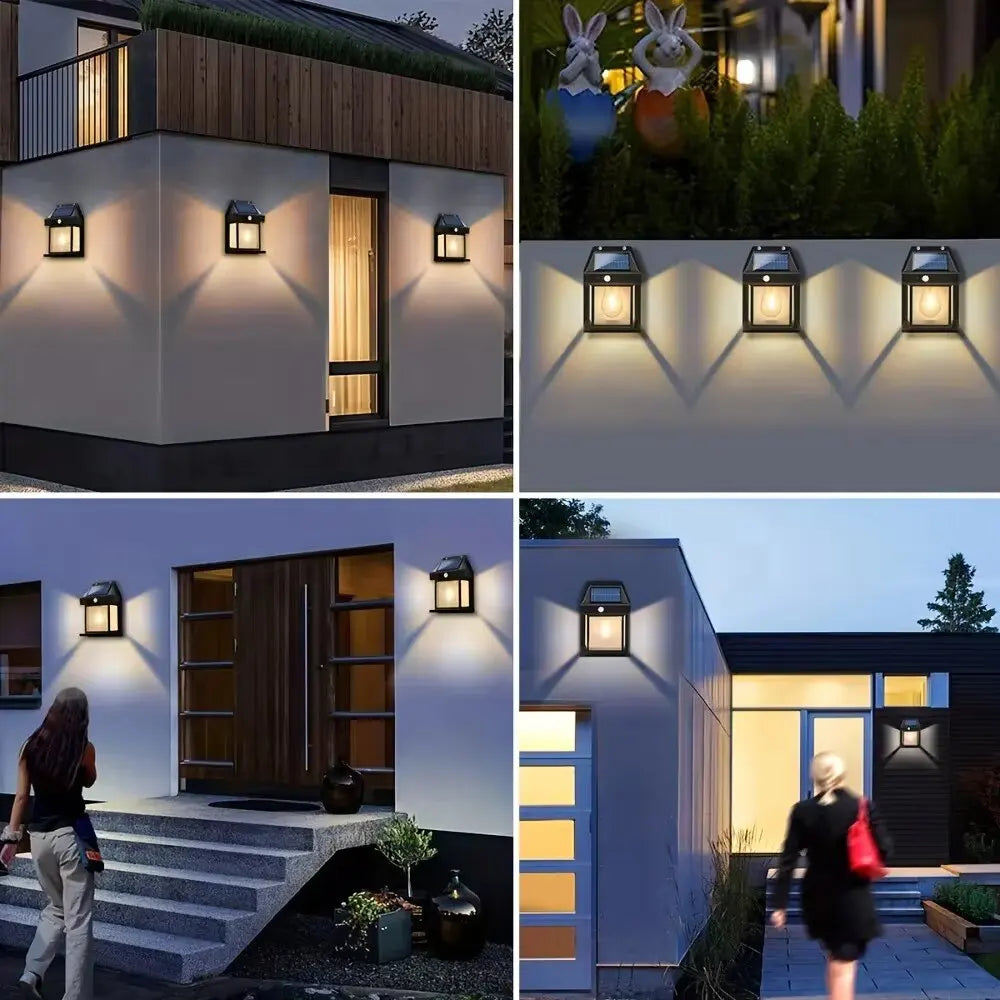 Brightguard Solar Motion-Sensor Wall Light IP65 Waterproof