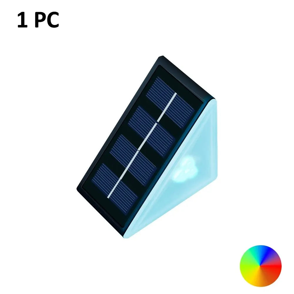Solar Step Light Set Warm White IP67 Waterproof Outdoor