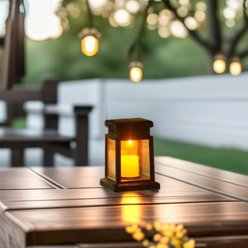 Brightguard Solar Hanging Lantern for Outdoor Decor