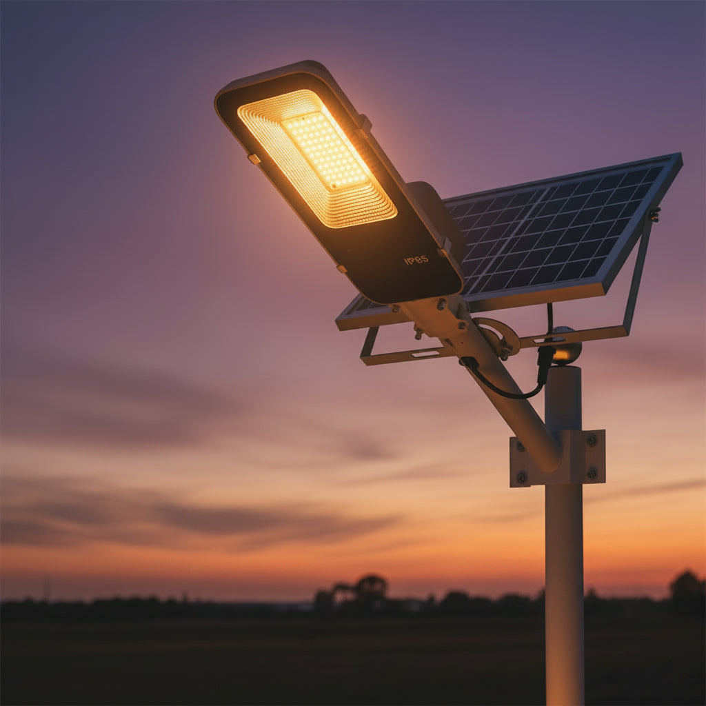 200W Solar Street Light with 6000mAh Battery and IP65 Rating