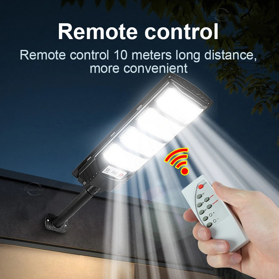 Solar Motion-Sensor LED Light 500000LM 12V ABS Outdoor