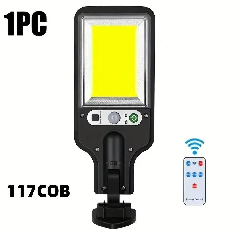 Solar Motion Sensor Wall Light Waterproof Outdoor Security