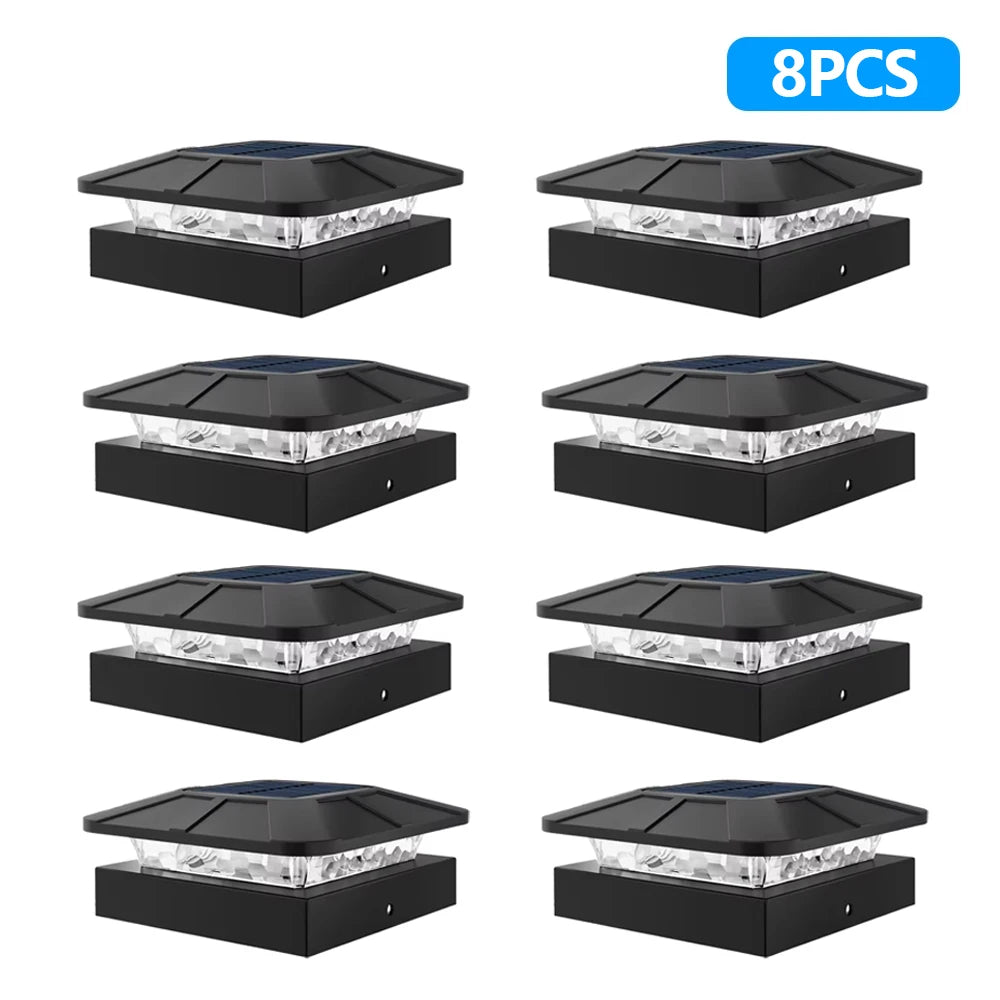 Brightguard Solar Post Cap Light 4x4 Inch Waterproof