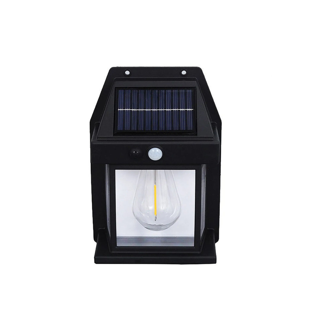 Solar Motion Sensor Wall Light Set IPX65 Outdoor Security