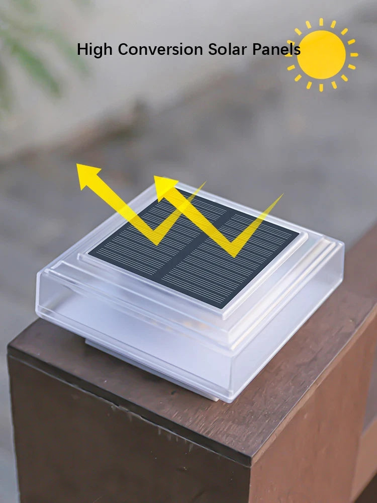 Solar Pillar Light 30LED Waterproof Post Cap Light