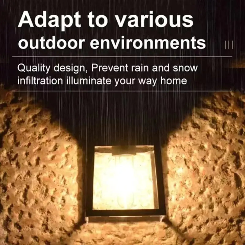 Brightguard Solar Motion-Sensor Wall Light IP65 Waterproof