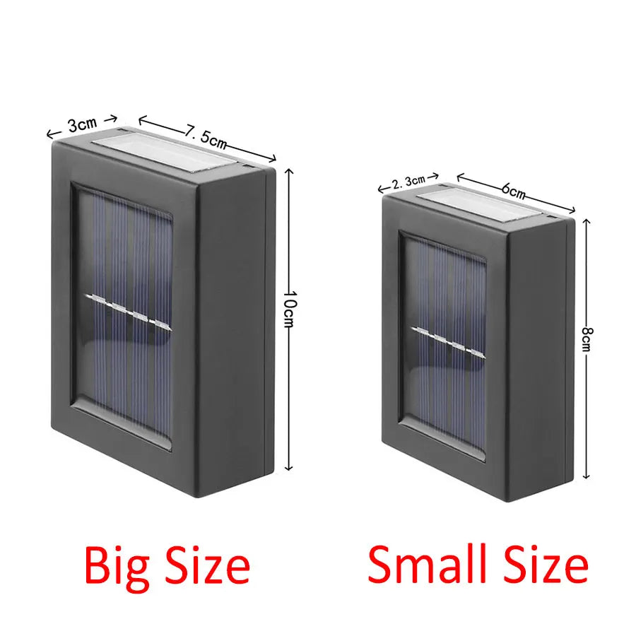 Brightguard Solar Up and Down Wall Washer Light Black