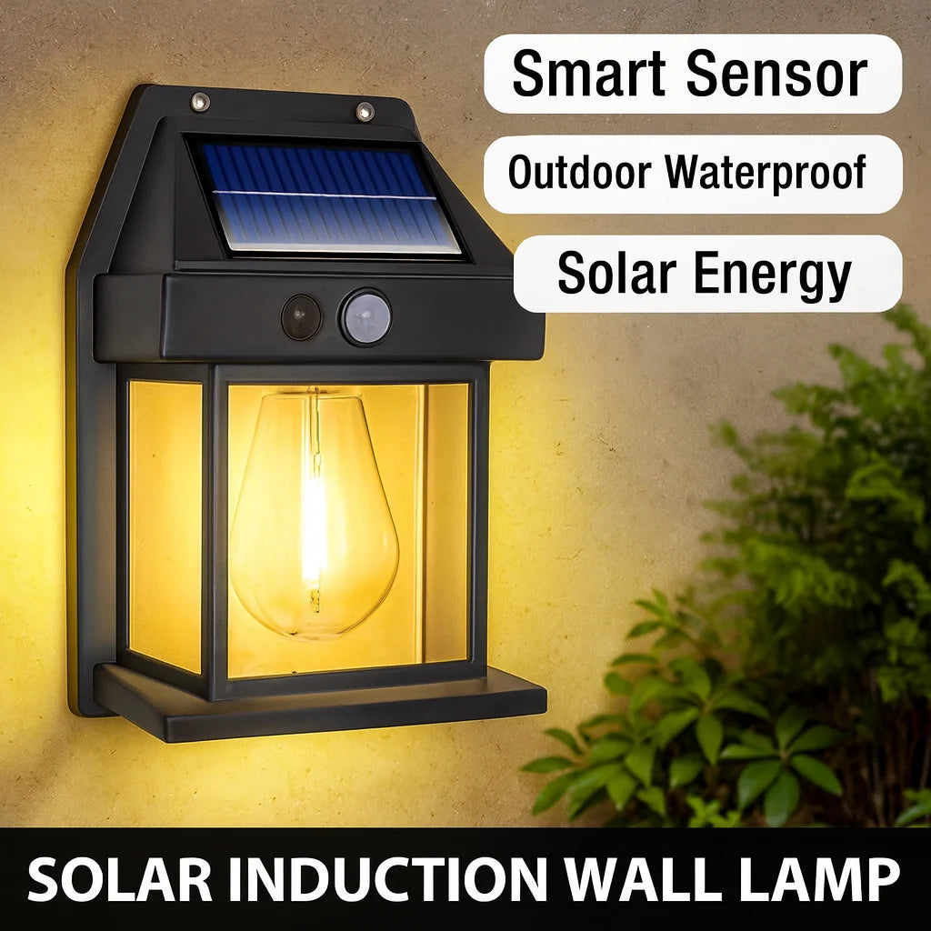 Brightguard Solar Motion-Sensor Wall Light IP65 Waterproof