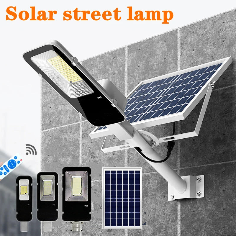 Brightguard 300W Outdoor Solar Street Light with 6000mAh Battery