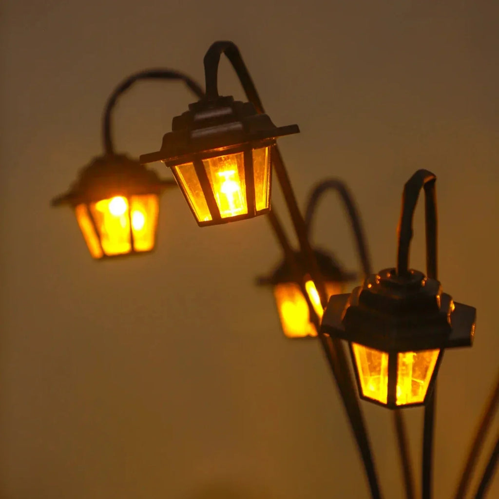 Solar Lantern Lawn Lamp 6 LED IP44 Outdoor Light