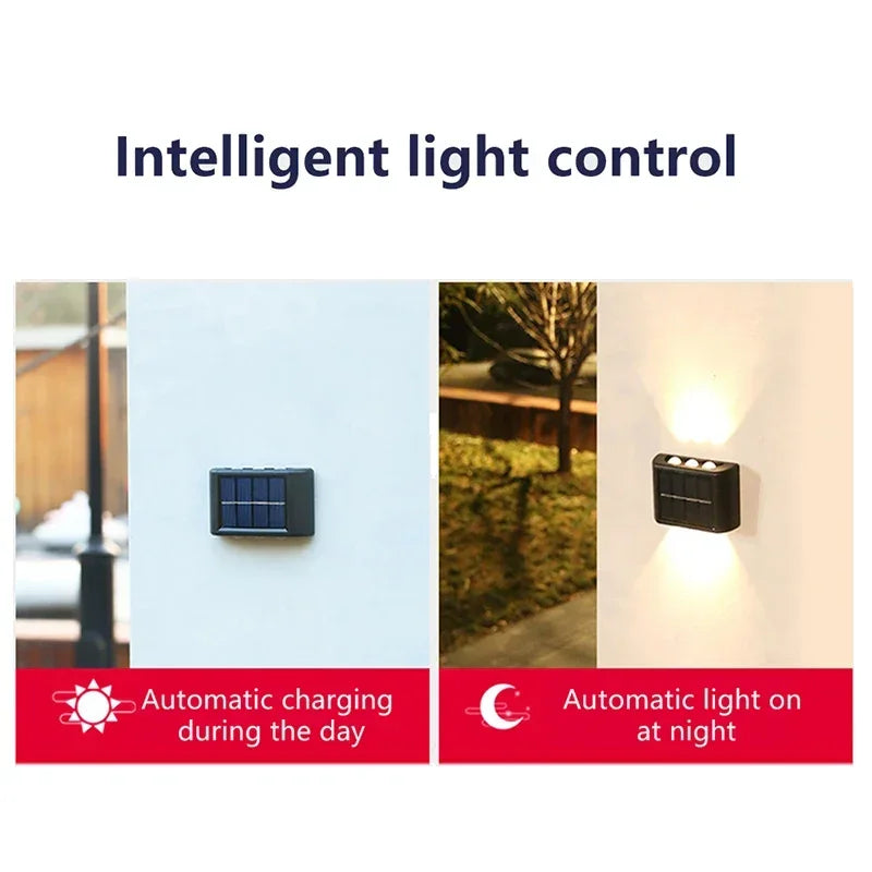 Brightguard Solar Wall Lamp Outdoor Waterproof LED Light
