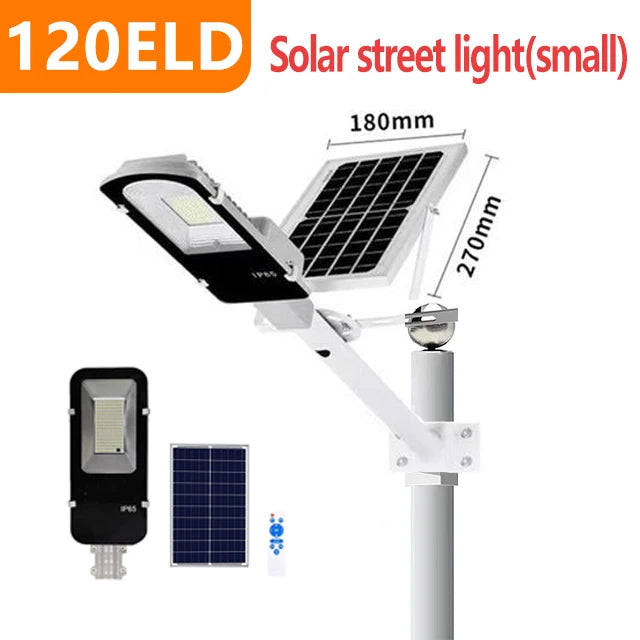 200W Solar Street Light with 6000mAh Battery and IP65 Rating