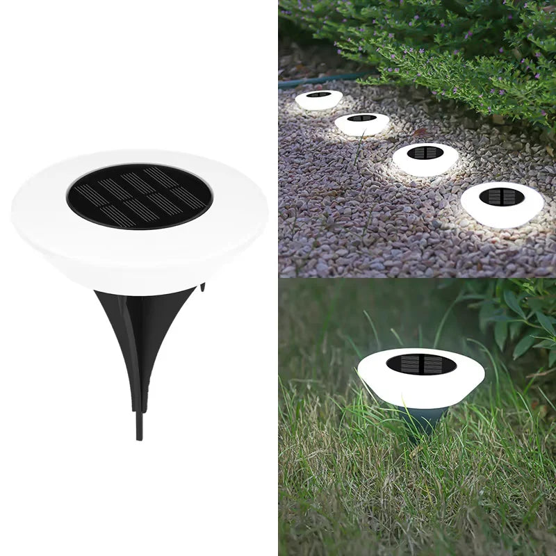 Solar Lawn Lamp Set with 14 LED Lights and IP65 Waterproof