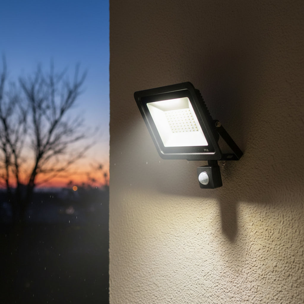 Brightguard LED Floodlight with PIR Motion Sensor 100W IP66