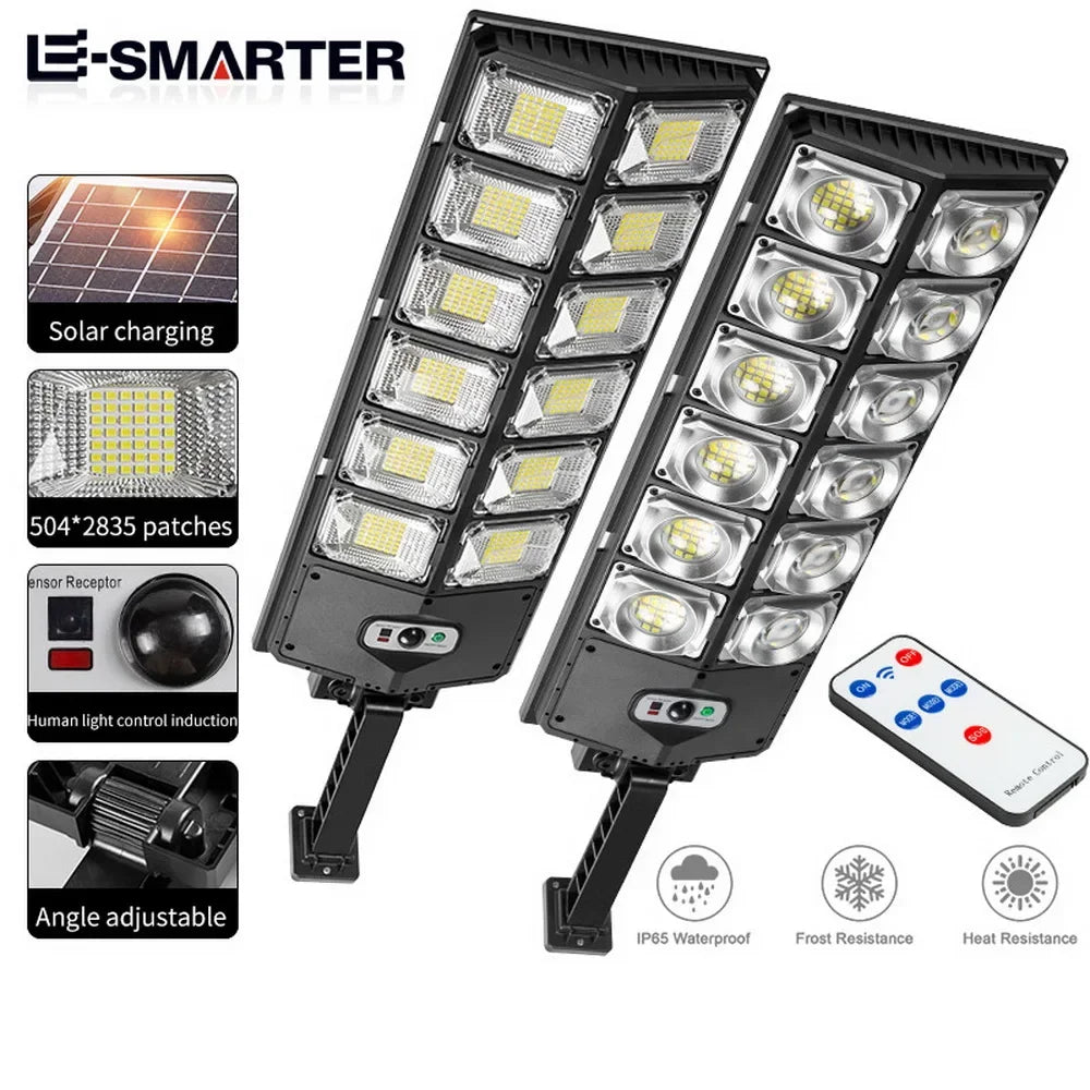 Solar Motion Sensor Garden Light Waterproof IP68
