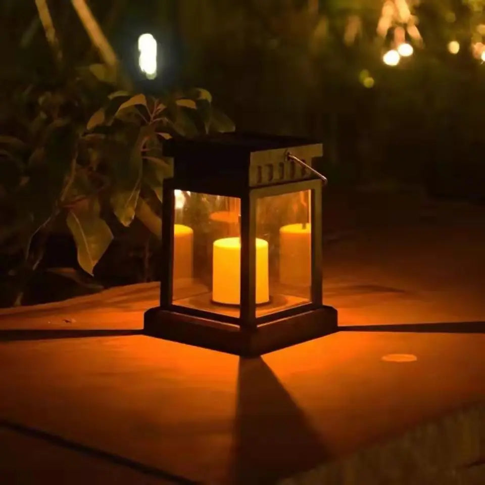 Brightguard Solar Hanging Lantern for Outdoor Decor