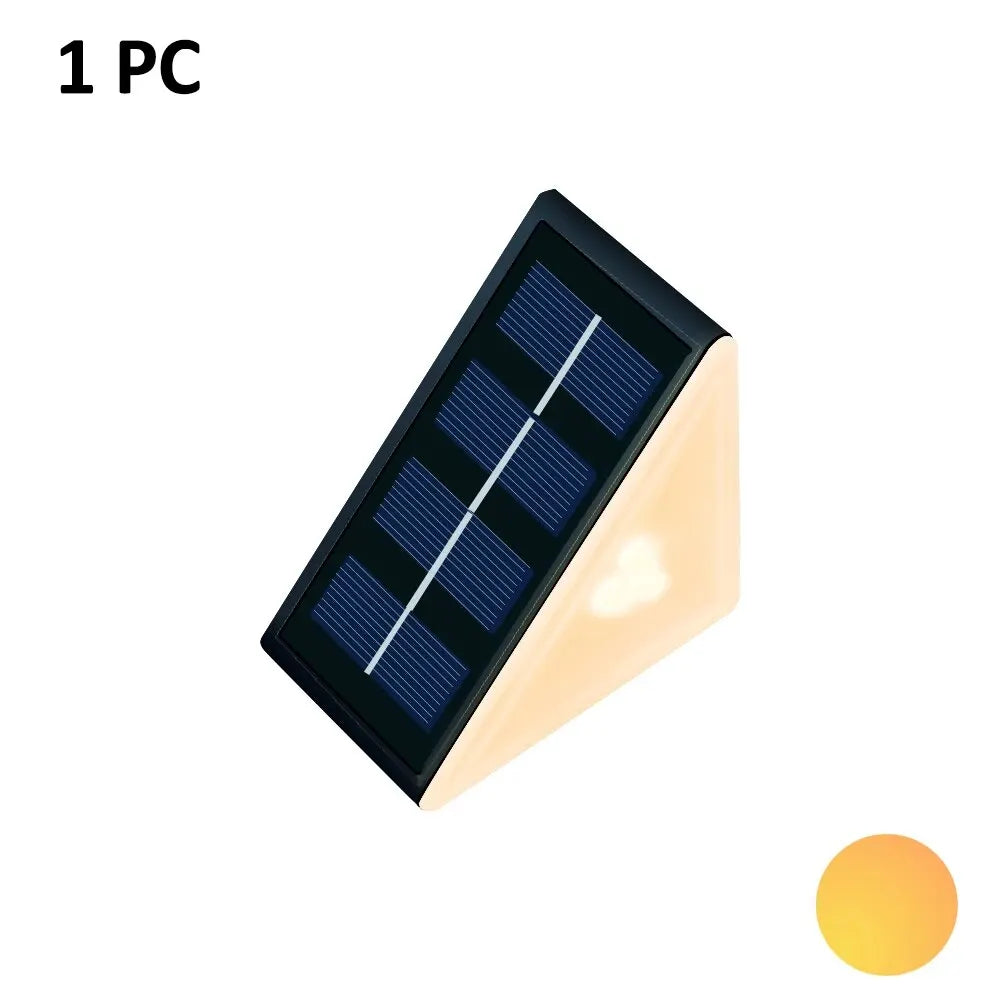 Solar Step Light Set Warm White IP67 Waterproof Outdoor