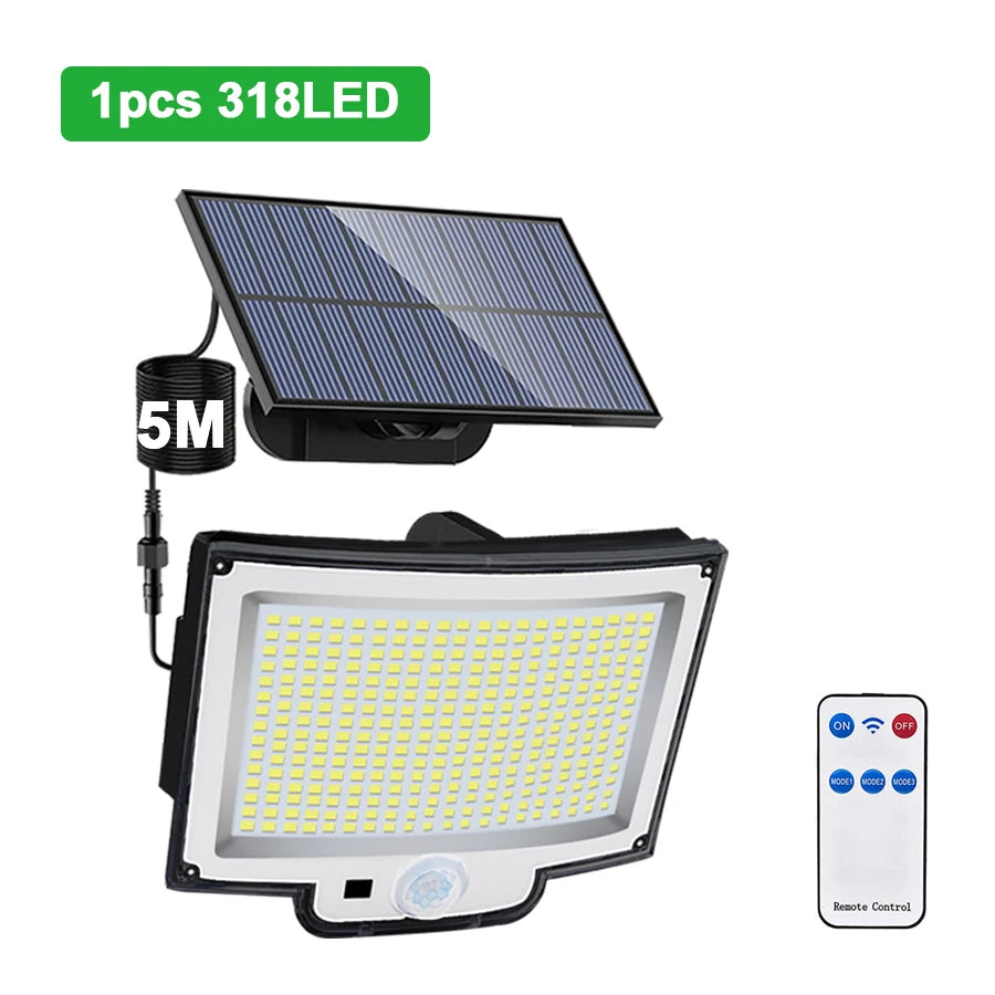 Brightguard Solar Motion Sensor Light 328/348 LED IP65 Waterproof