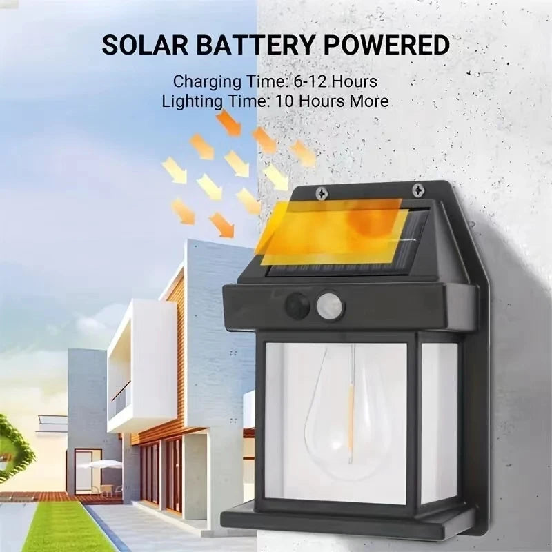 Brightguard Solar Motion-Sensor Wall Light IP65 Waterproof