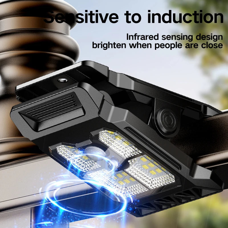 Solar Motion-Sensor Wall Light with 270° Wide Angle