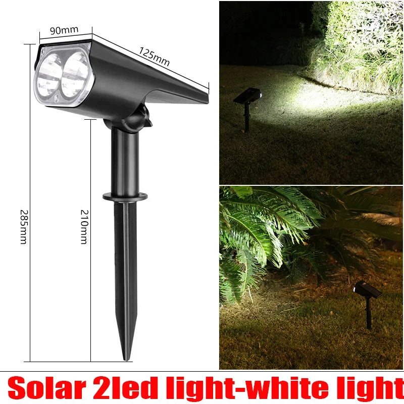 LED Solar Spotlight Adjustable IP65 Waterproof Landscape Light