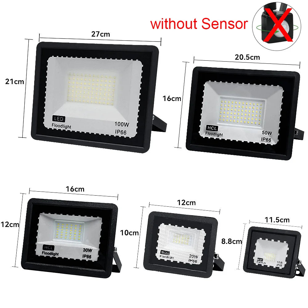 Brightguard LED Floodlight with PIR Motion Sensor 100W IP66