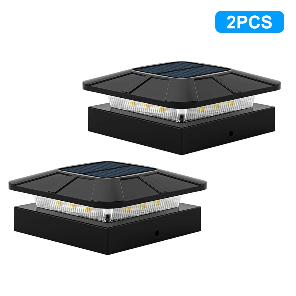 Brightguard Solar Post Cap Lights 4x4 Waterproof LED