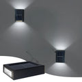 Brightguard Solar Up and Down Wall Washer Light Black