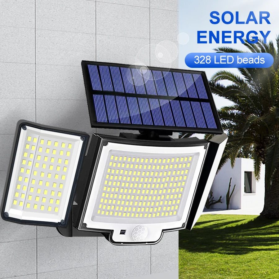 Brightguard Solar Motion Sensor Light 328/348 LED IP65 Waterproof