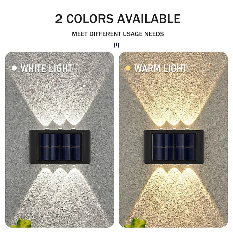 Brightguard Solar Wall Lamp Outdoor Waterproof LED Light