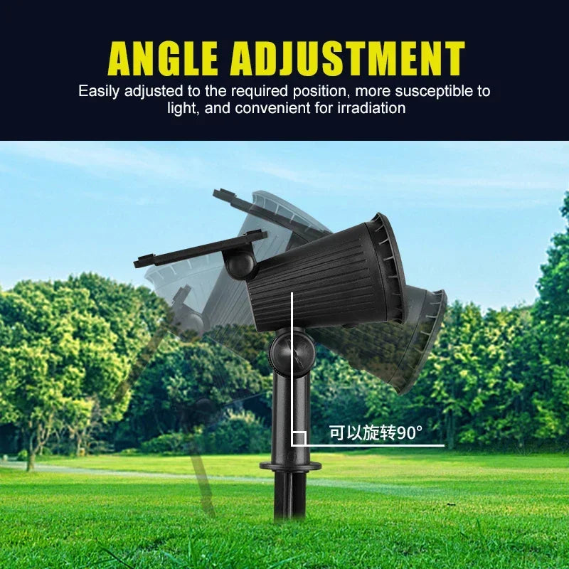 LED Solar Spotlight Adjustable IP65 Waterproof Landscape Light