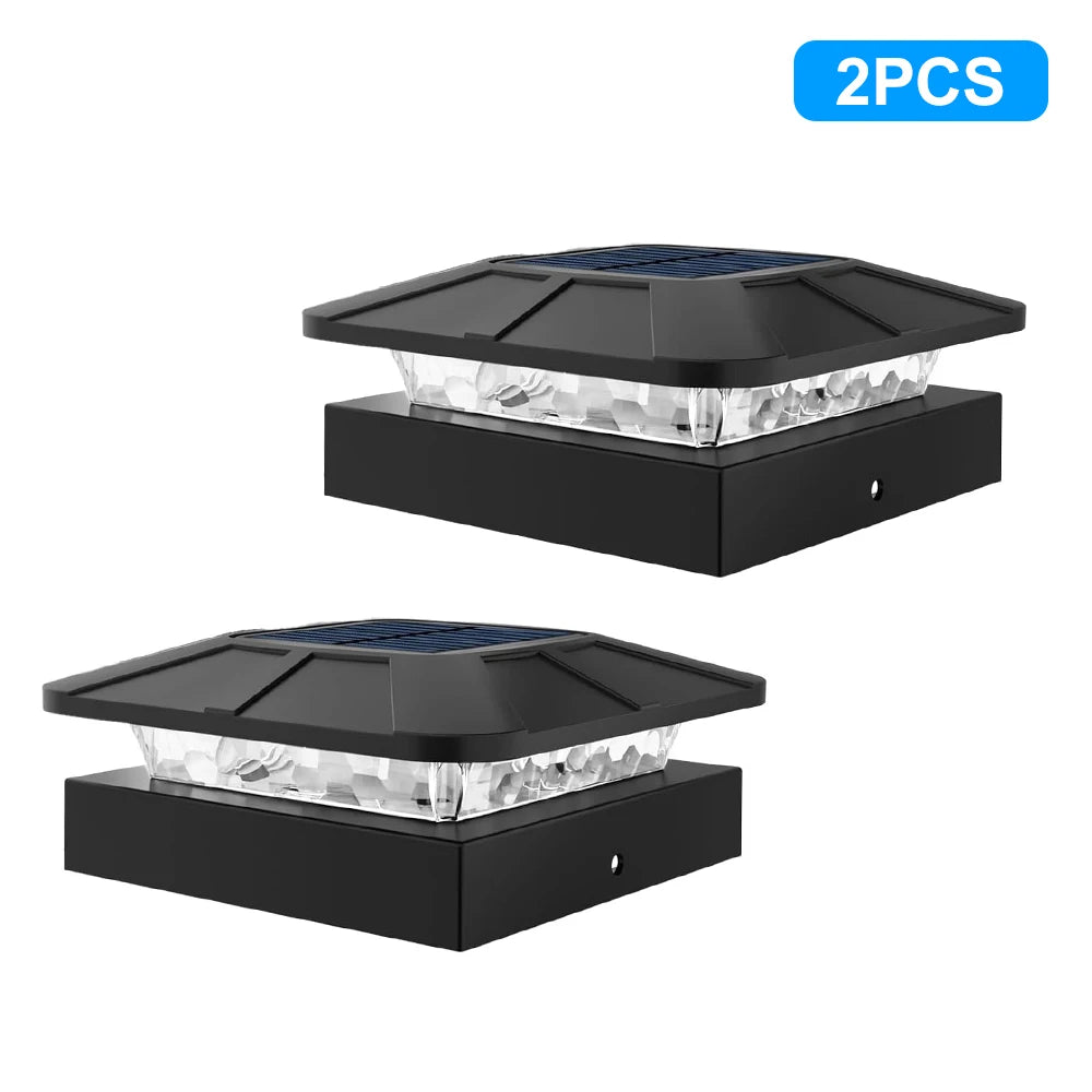 Brightguard Solar Post Cap Light 4x4 Inch Waterproof