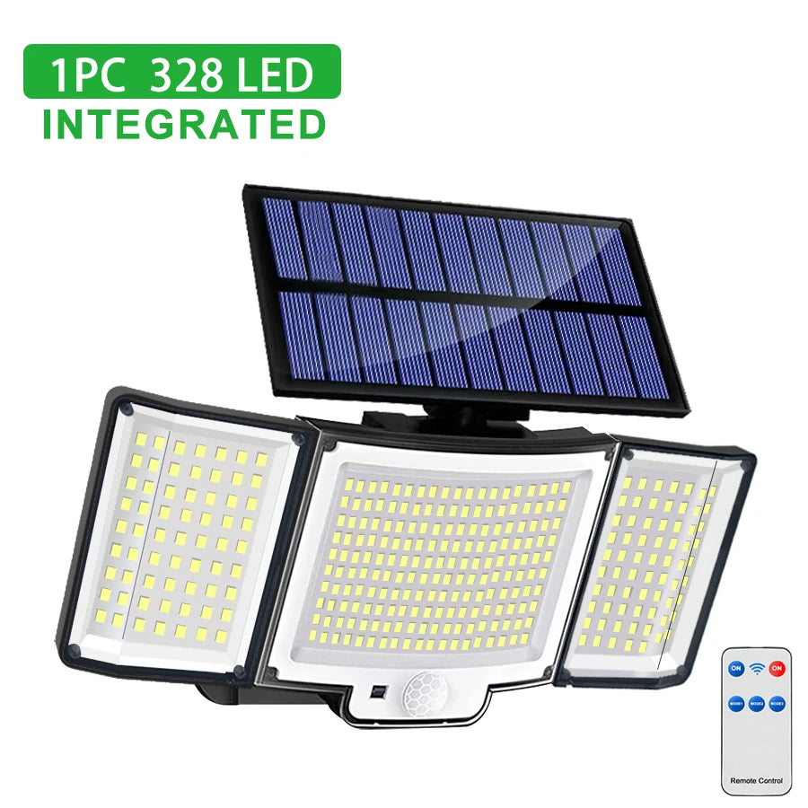 Brightguard Solar Motion Sensor Light 328/348 LED IP65 Waterproof