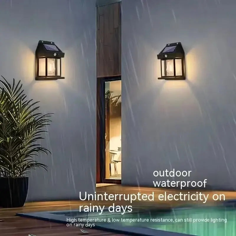 Brightguard Solar Motion-Sensor Wall Light IP65 Waterproof