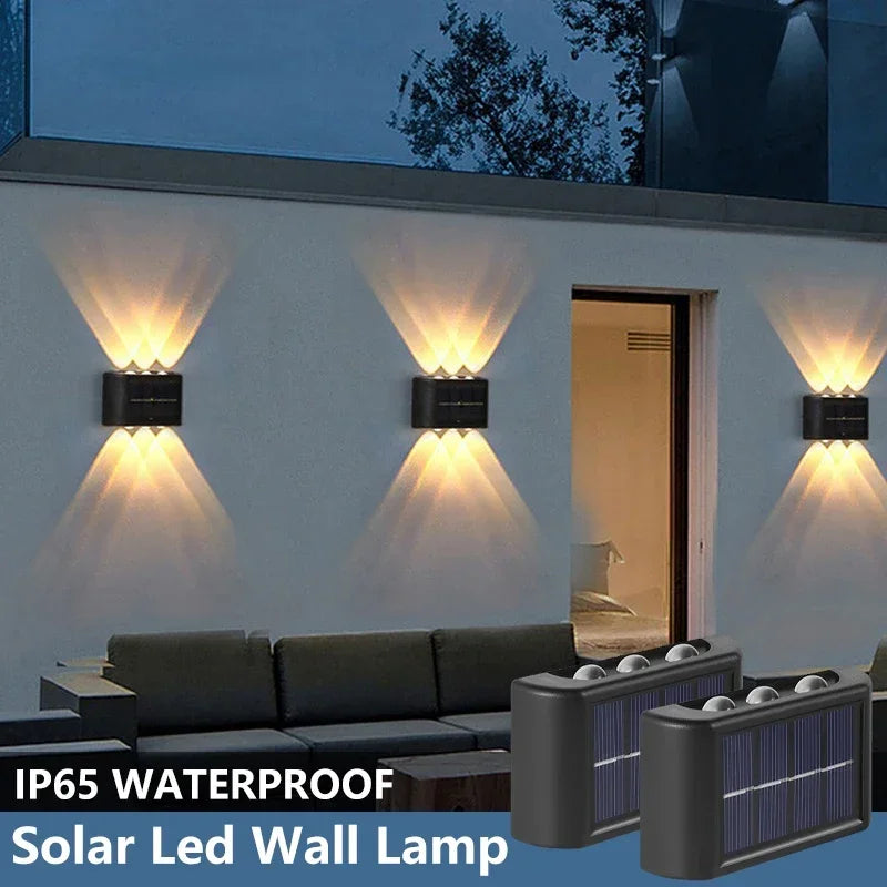 Brightguard Solar Wall Lamp Outdoor Waterproof LED Light